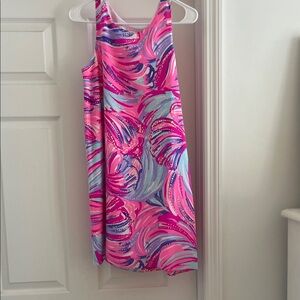 Lilly Pulitzer Pink and Blue Patterned Mini Dress